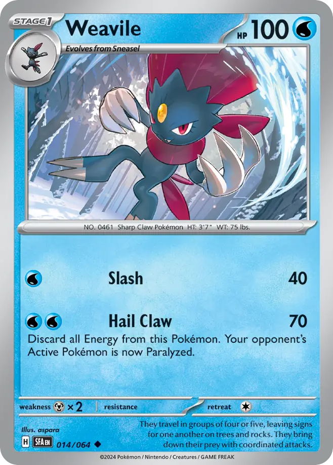 Weavile 014/99 Uncommon