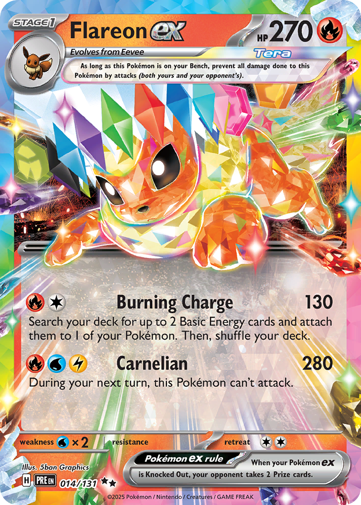 Flareon ex 014/180 Double Rare