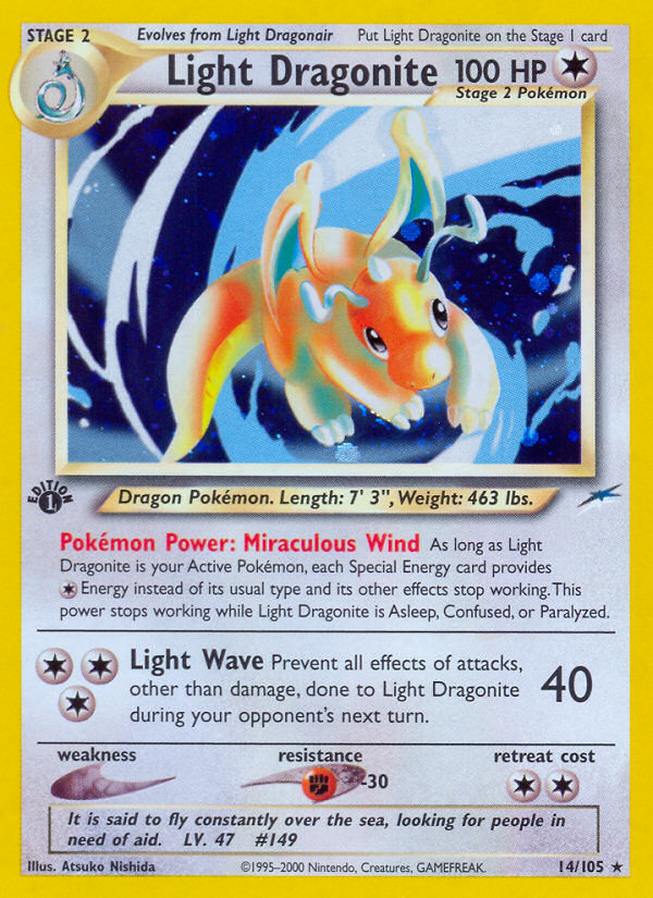Light Dragonite 014/113 Rare Holo