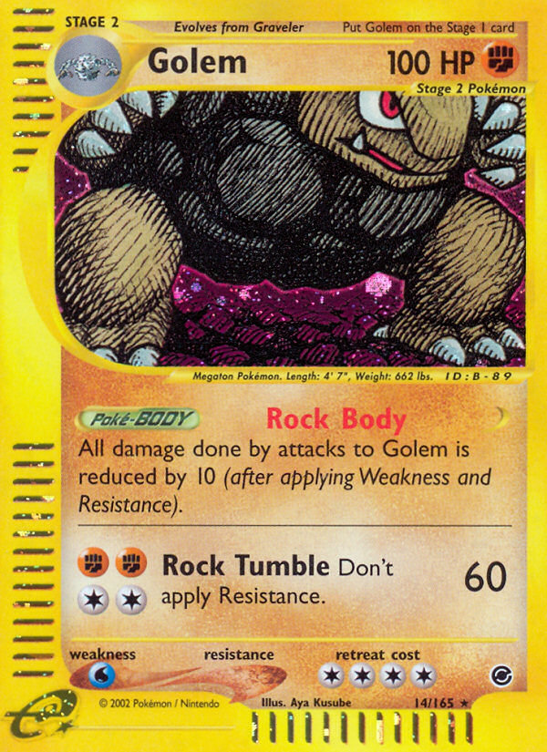 Golem 014/165 Rare Holo