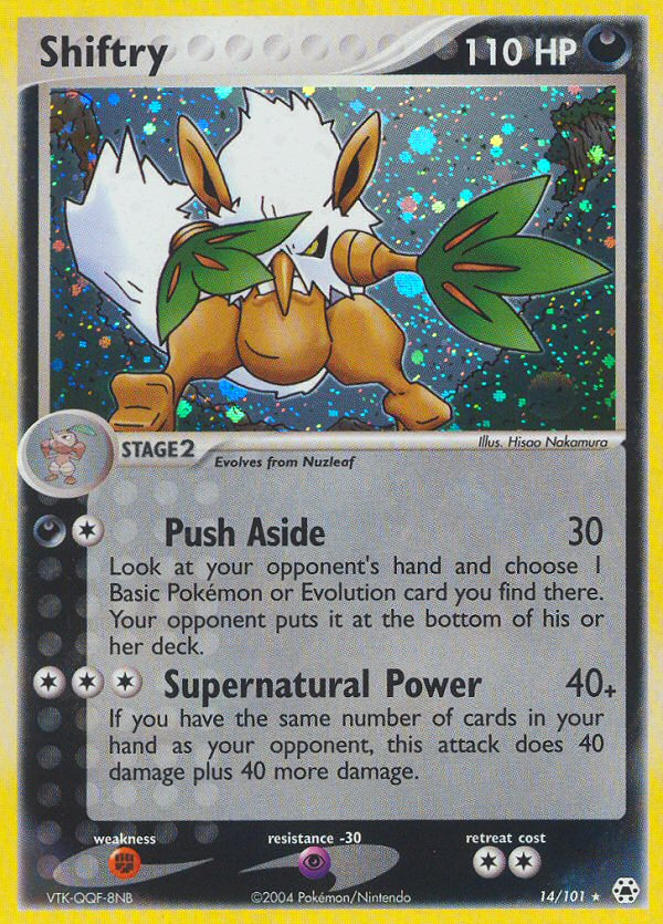Shiftry 014/102 Rare Holo
