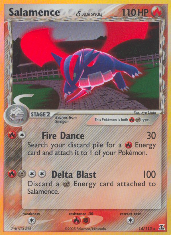 Salamence δ 014/114 Rare Holo