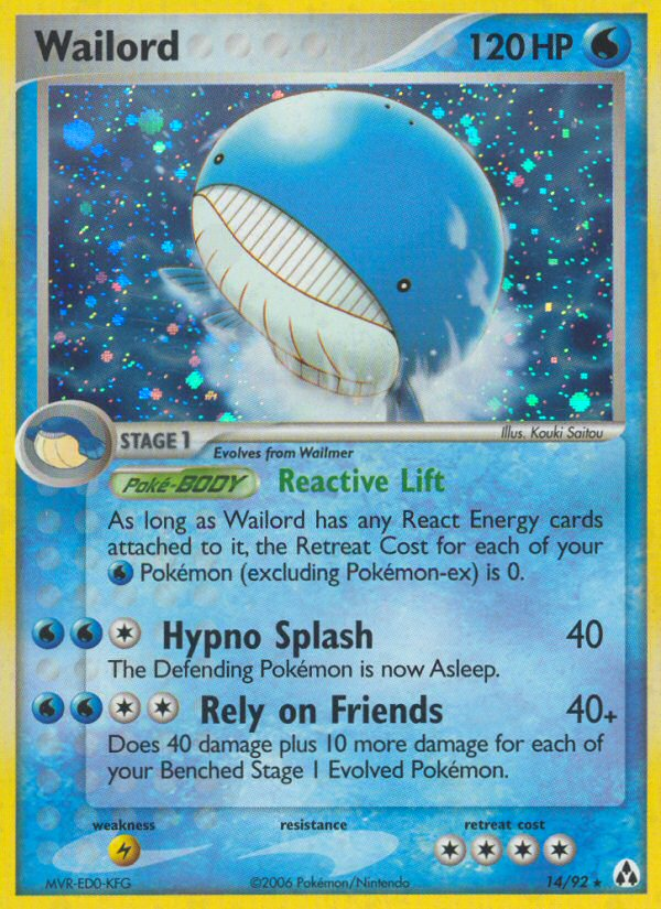Wailord 014/93 Rare Holo