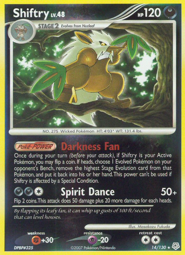 Shiftry 014/130 Rare Holo