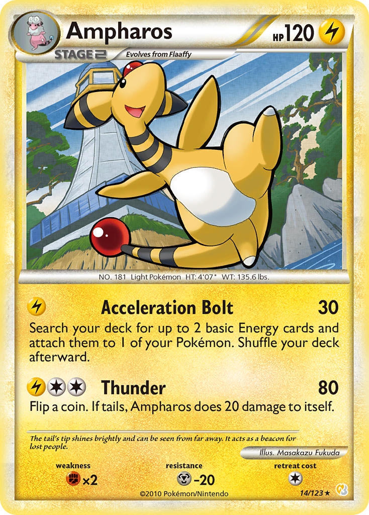 Ampharos 014/124 Rare