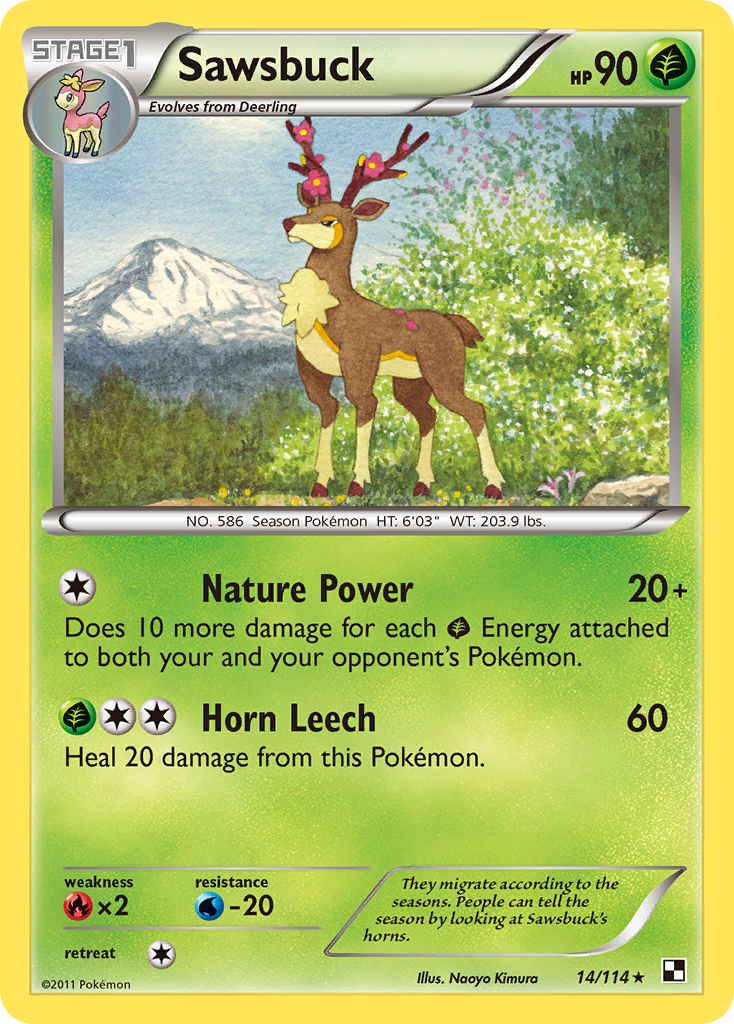Sawsbuck 014/115 Rare