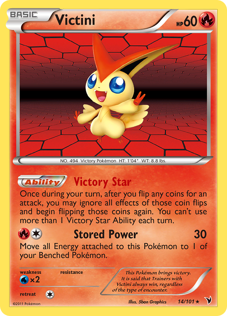 Victini 014/102 Rare Holo