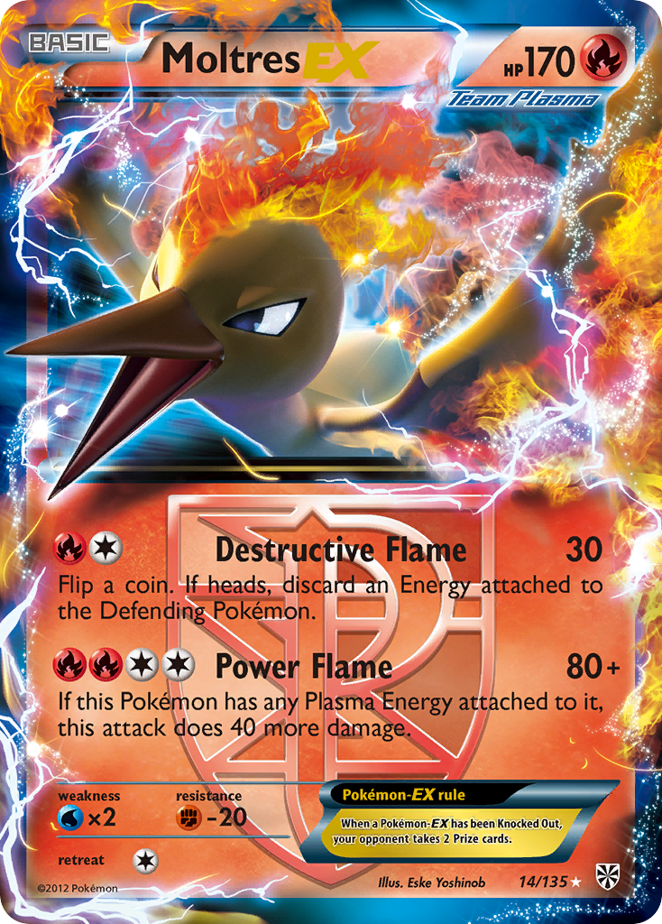 Moltres-EX 014/138 Rare Holo EX