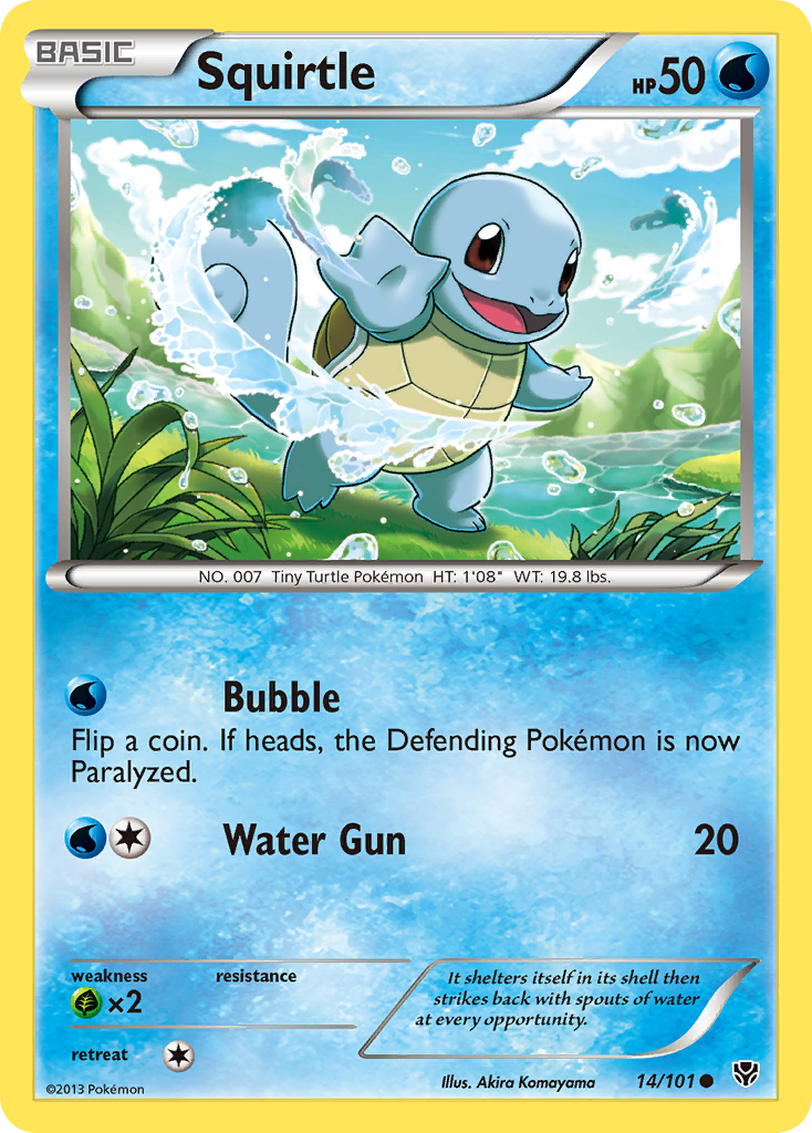 Squirtle 014/105 Common