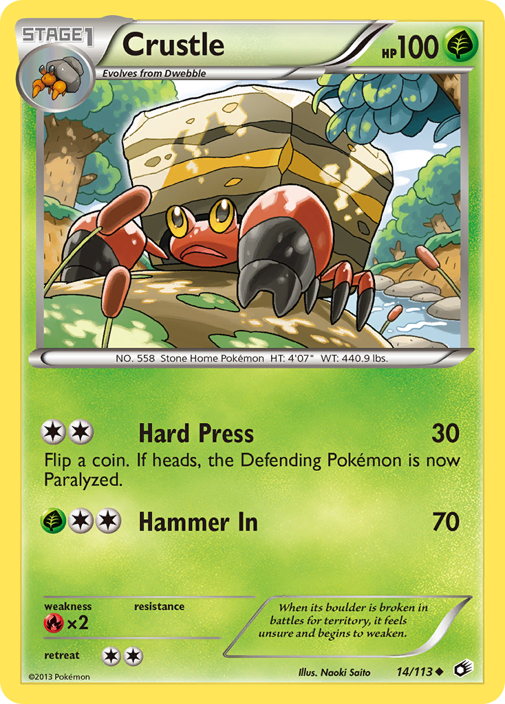 Crustle 014/140 Uncommon