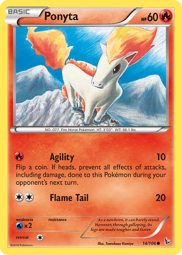 Ponyta 014/110 Common