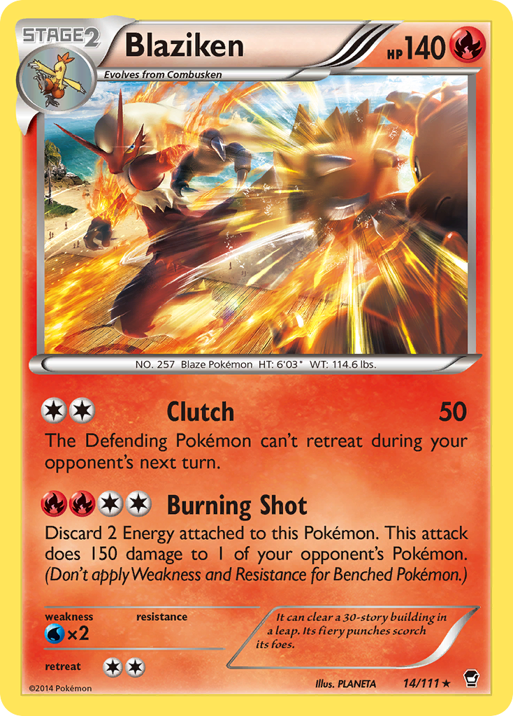 Blaziken 014/114 Rare Holo
