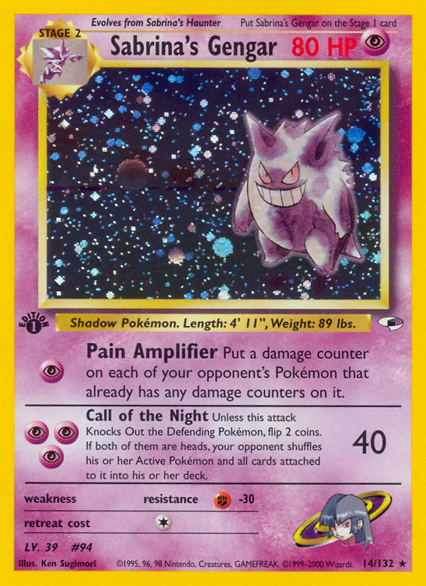 Sabrina's Gengar 014/132 Rare Holo