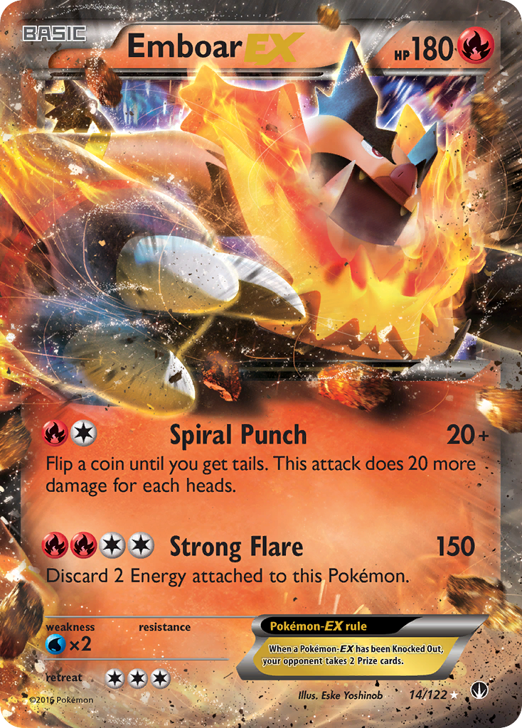 Emboar-EX 014/126 Rare Holo EX