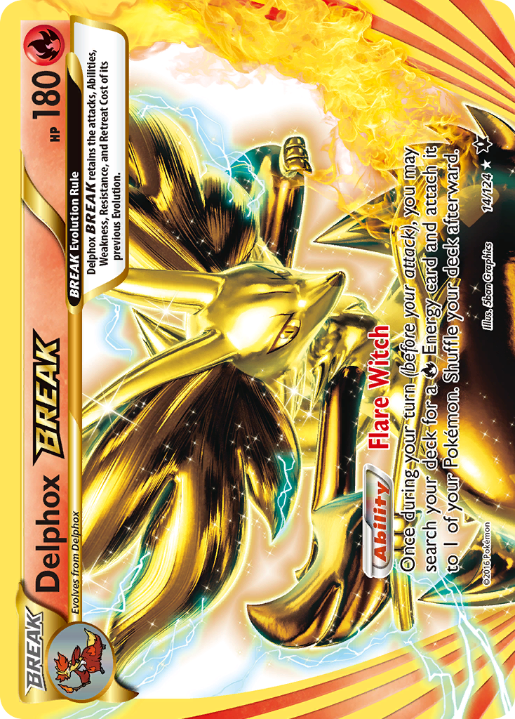 Delphox BREAK 014/129 Rare BREAK