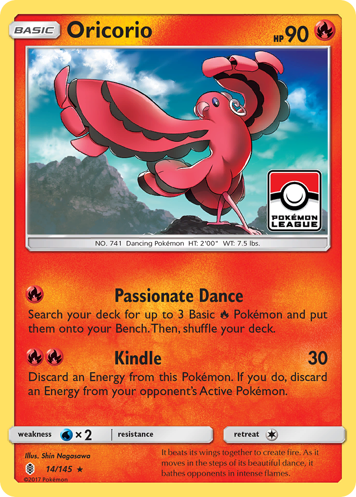 Oricorio 014/180 Rare
