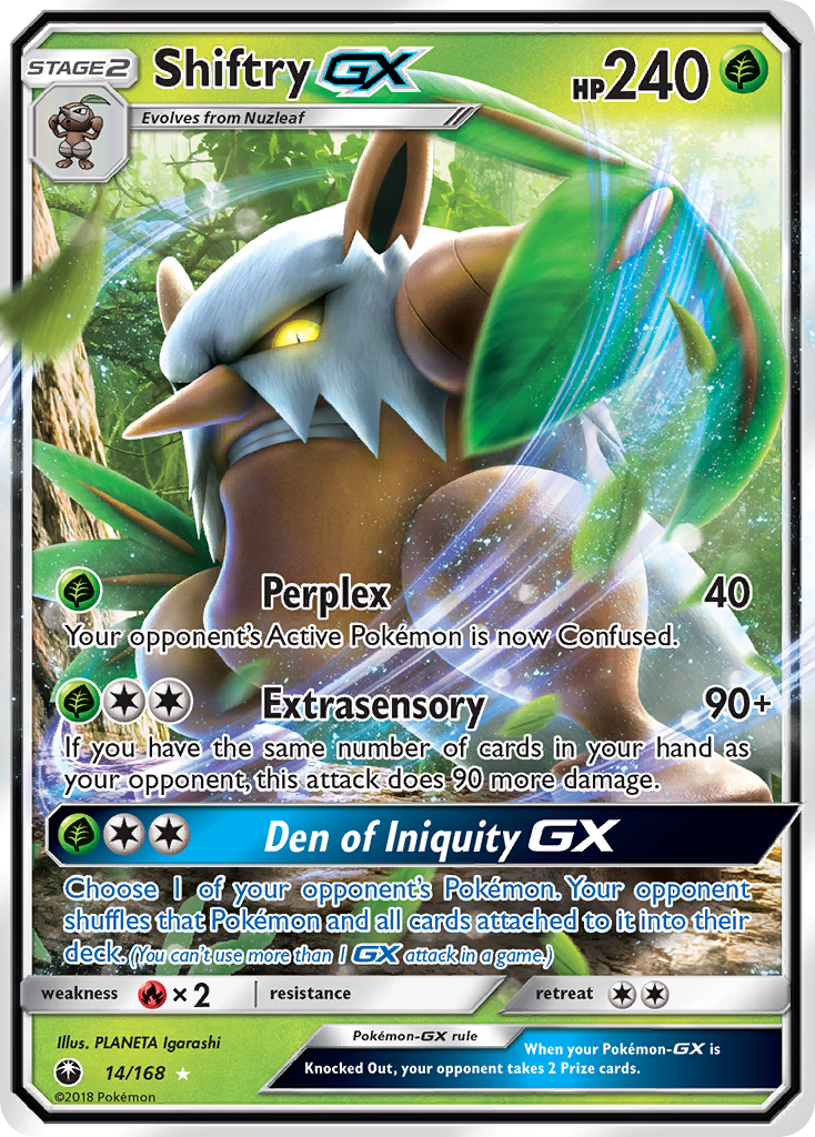 Shiftry-GX 014/187 Rare Holo GX