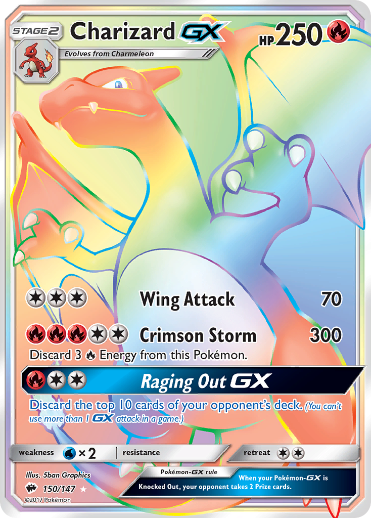Charizard-GX 150/177 Rare Rainbow