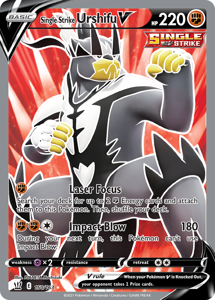 Single Strike Urshifu V 150/183 Rare Ultra