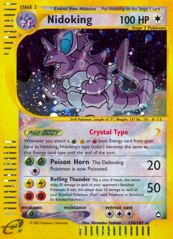 Nidoking 150/182 Rare Secret