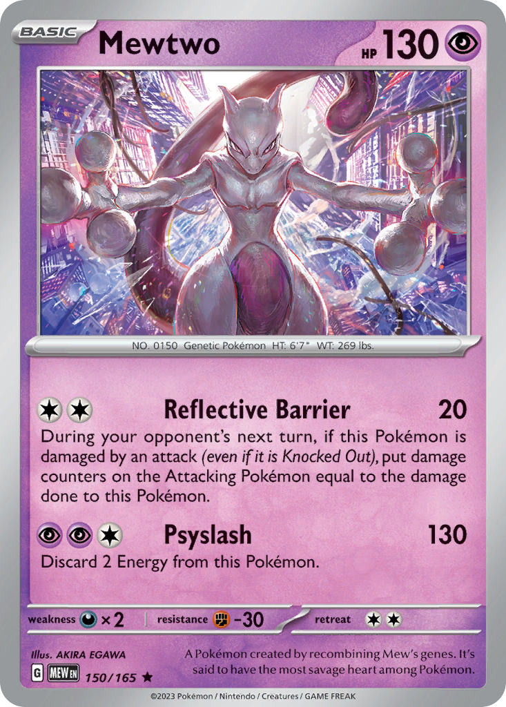 Mewtwo 150/207 Rare