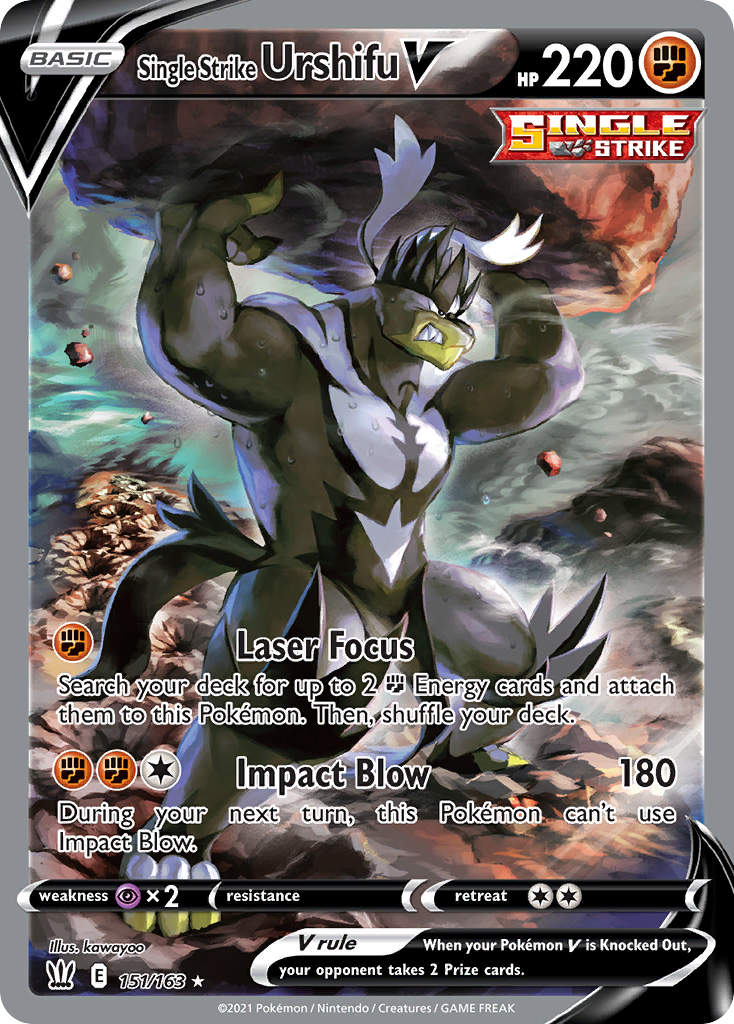 Single Strike Urshifu V 151/183 Rare Ultra