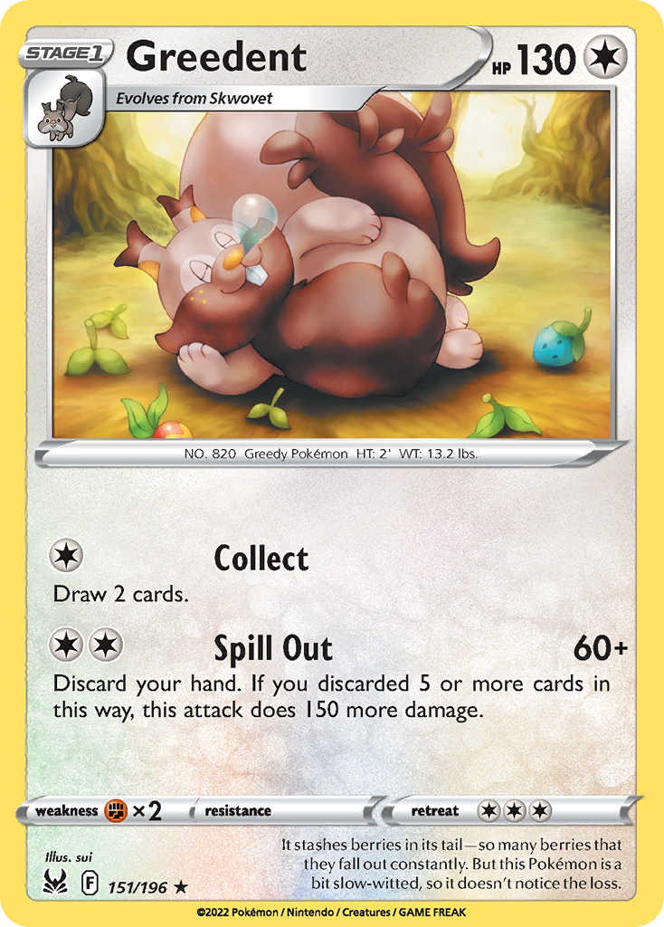 Greedent 151/217 Rare