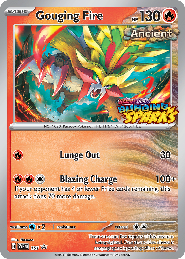 Gouging Fire 151/196 Promo