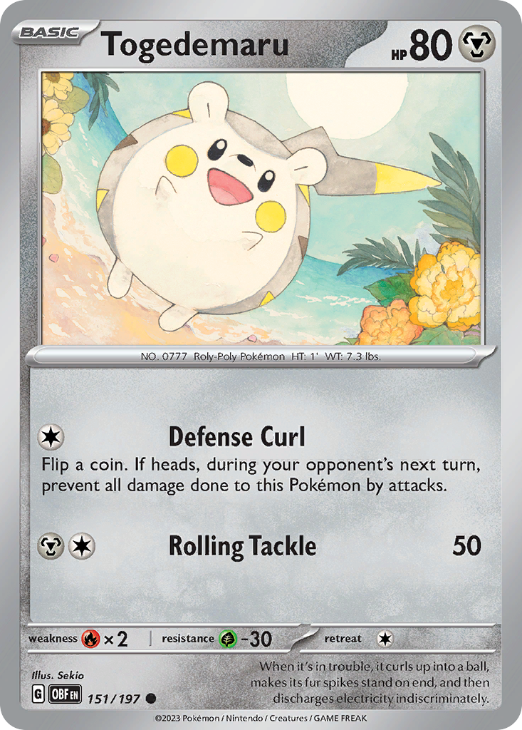 Togedemaru 151/230 Common