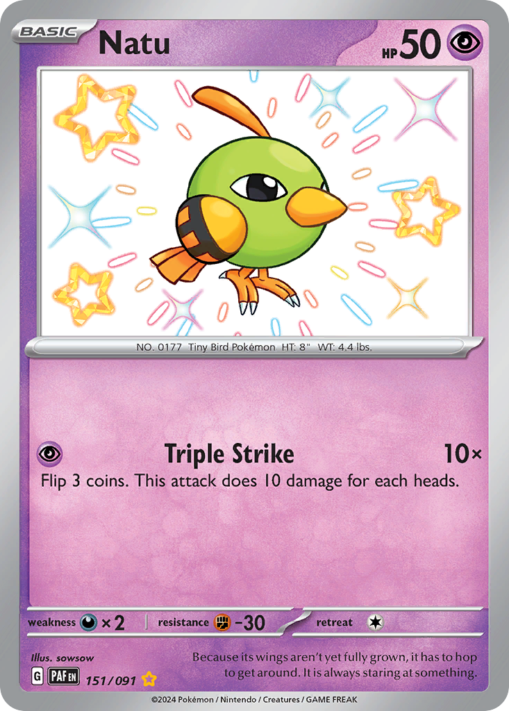 Natu 151/245 Shiny Rare