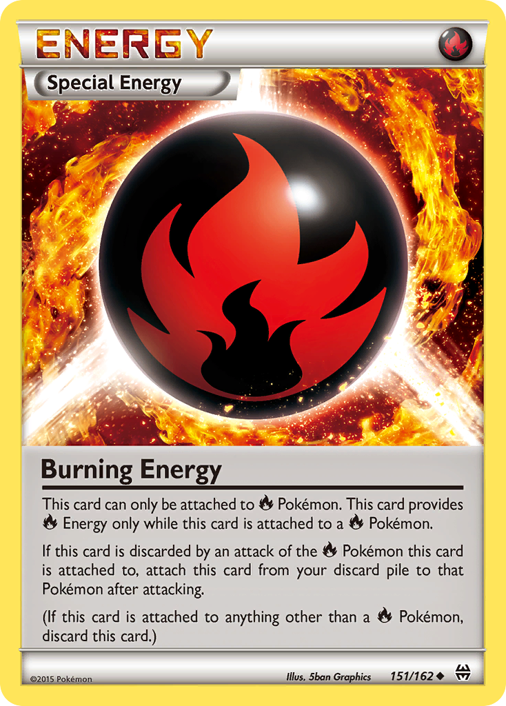 Burning Energy 151/165 Uncommon