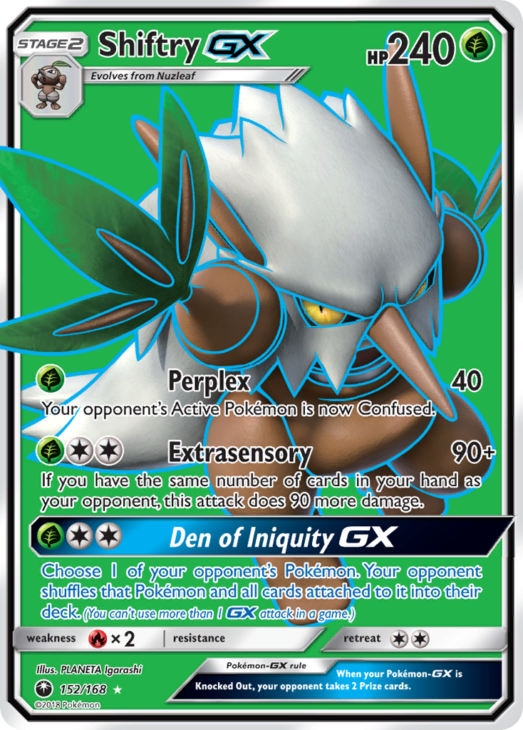 Shiftry-GX 152/187 Rare Ultra