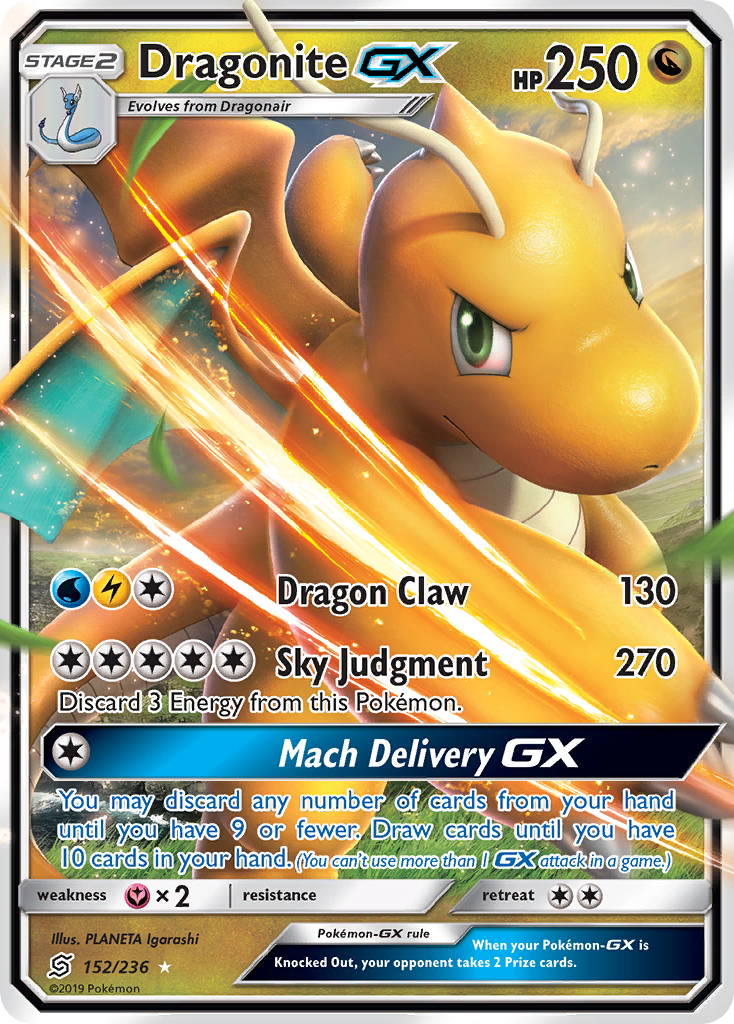 Dragonite-GX 152/260 Rare Holo GX
