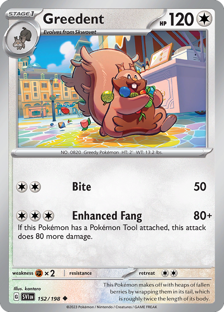 Greedent 152/258 Uncommon