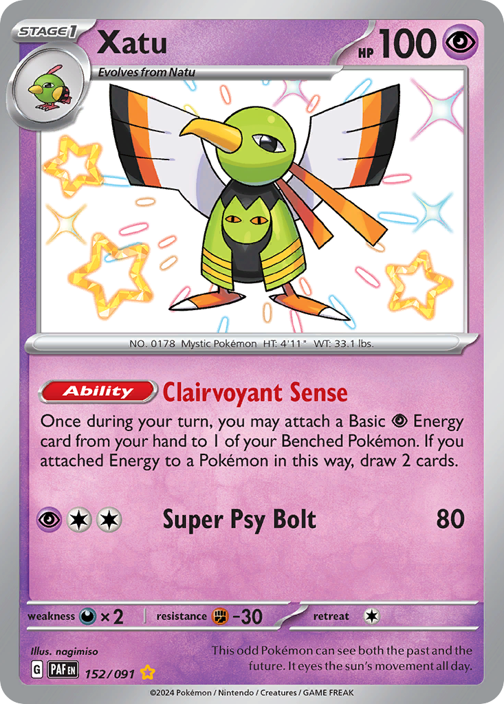 Xatu 152/245 Shiny Rare