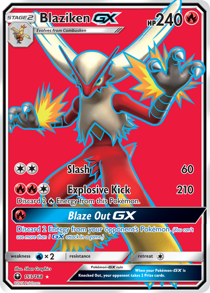 Blaziken-GX 153/187 Rare Ultra