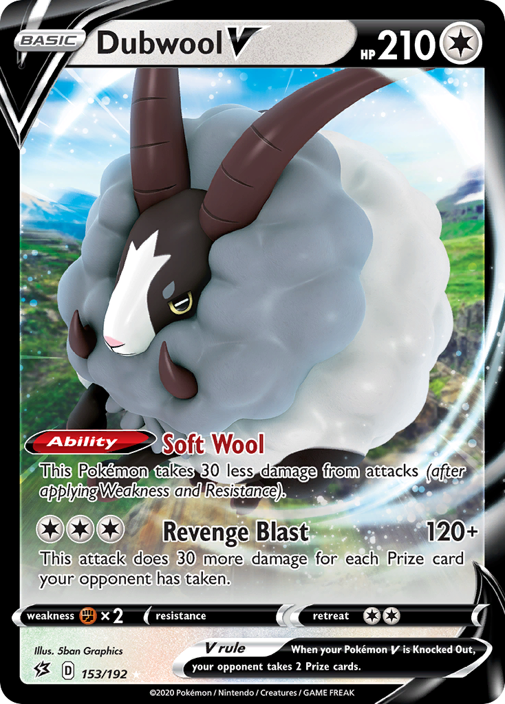 Dubwool V 153/209 Rare Holo V