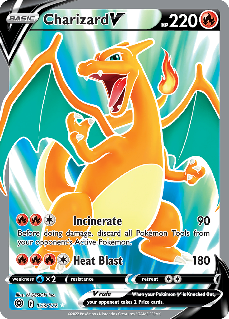 Charizard V 153/186 Rare Ultra