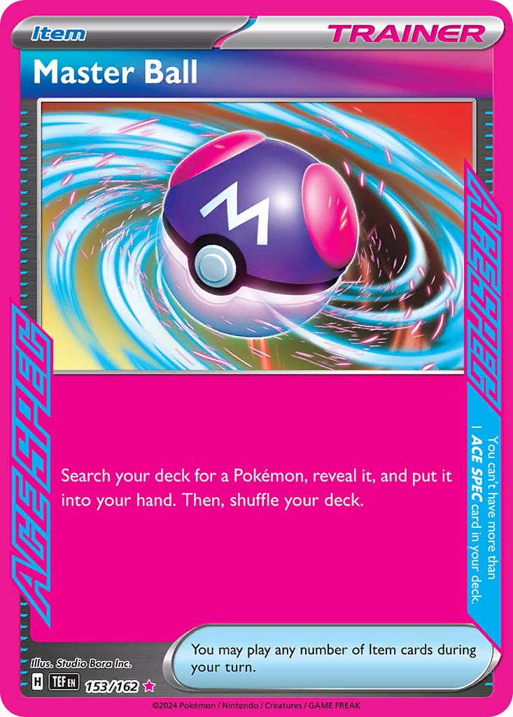 Master Ball 153/218 ACE SPEC Rare