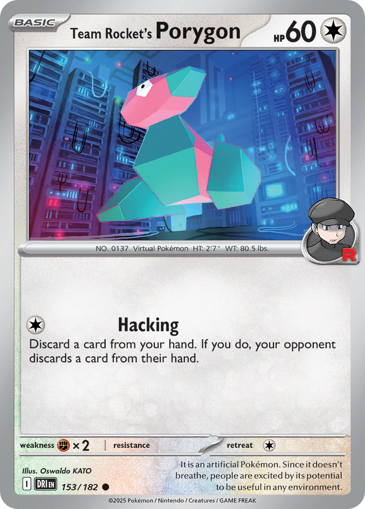 Team Rocket's Porygon 153/244 Common
