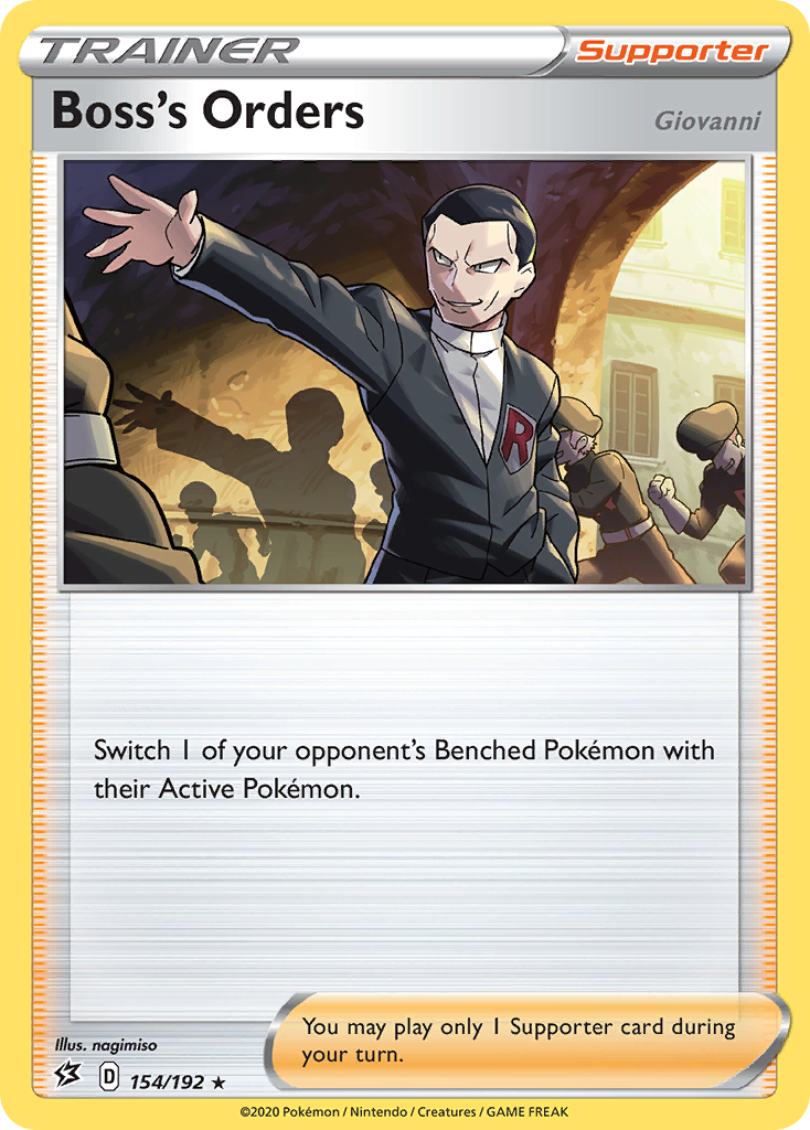 Boss's Orders 154/209 Rare Holo