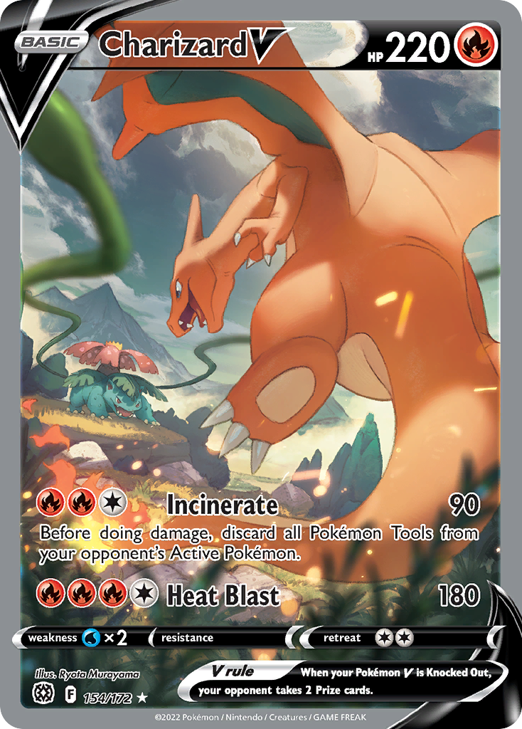 Charizard V 154/186 Rare Ultra