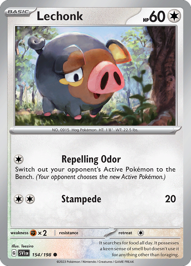 Lechonk 154/258 Common