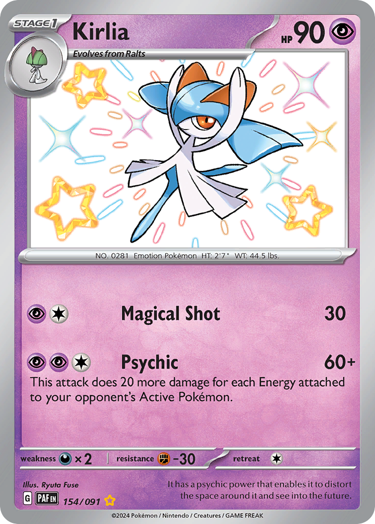 Kirlia 154/245 Shiny Rare