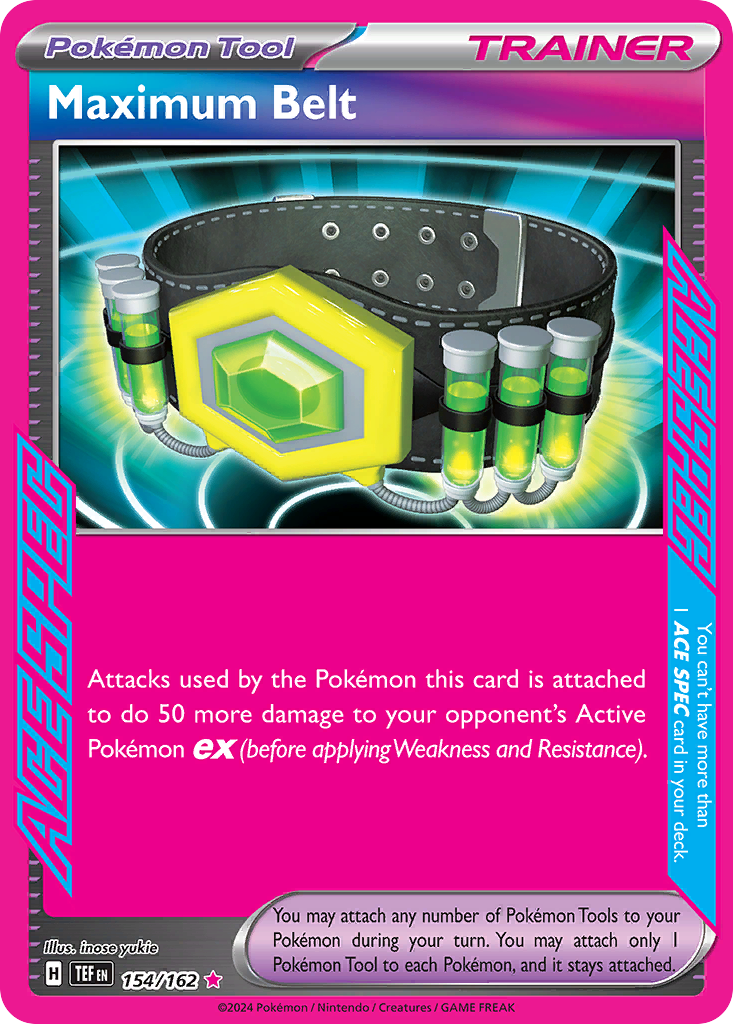 Maximum Belt 154/218 ACE SPEC Rare