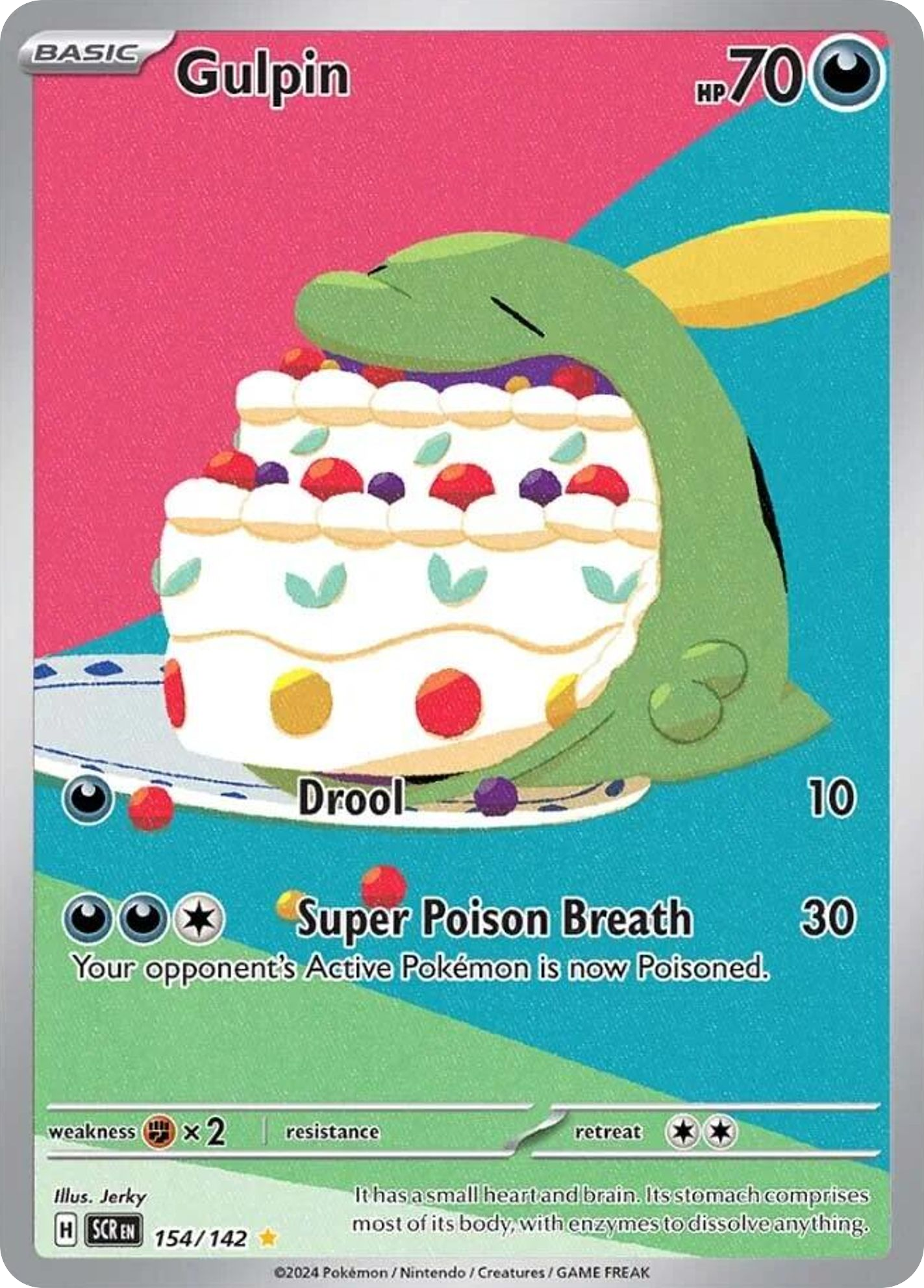 Gulpin 154/175 Illustration Rare