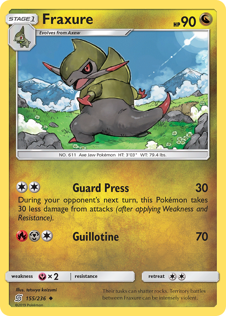 Fraxure 155/260 Uncommon