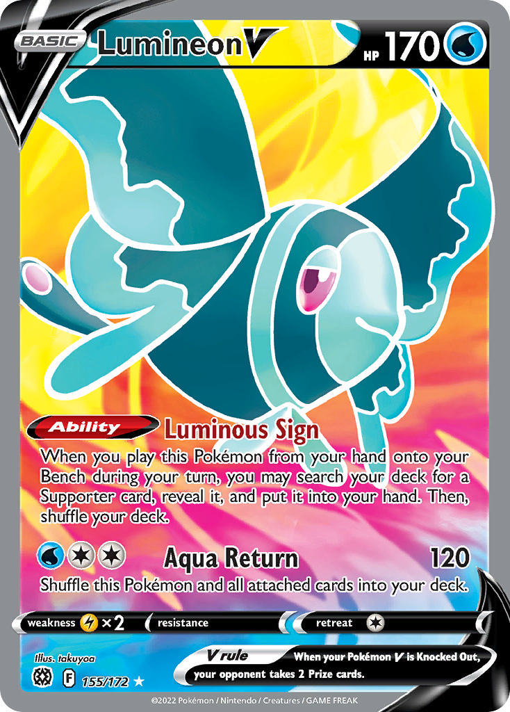 Lumineon V 155/186 Rare Ultra