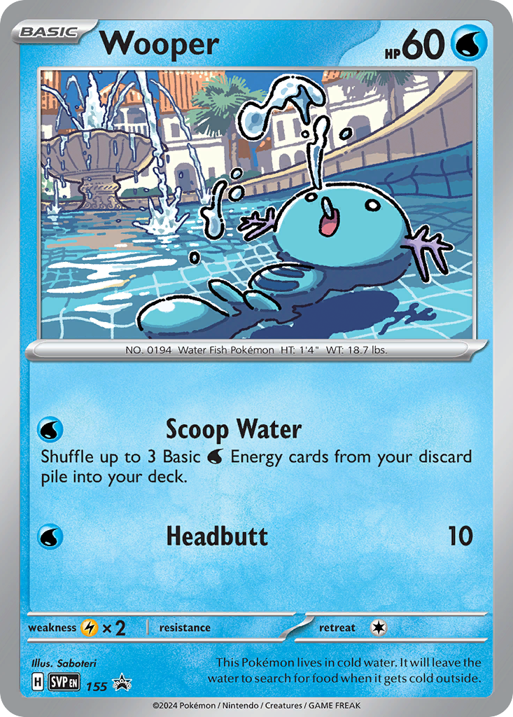 Wooper 155/196 Promo