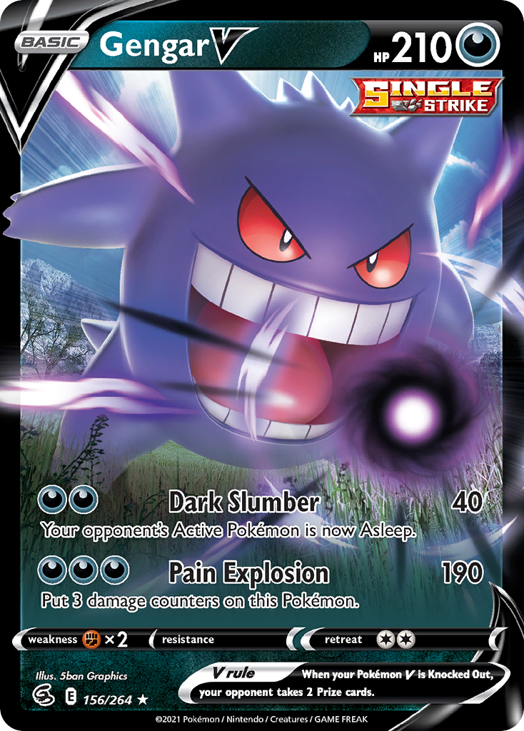 Gengar V 156/284 Rare Holo V